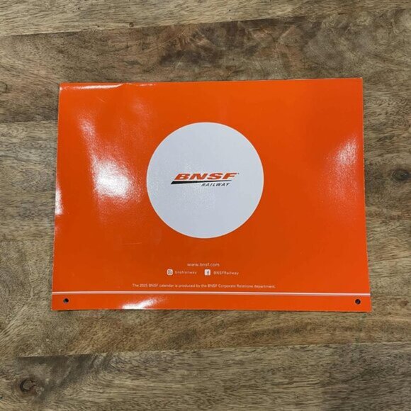 NEW 2025 Burlington Northern Santa Fe Railway Train Engine Calendar BNSF - Picture 6 of 6